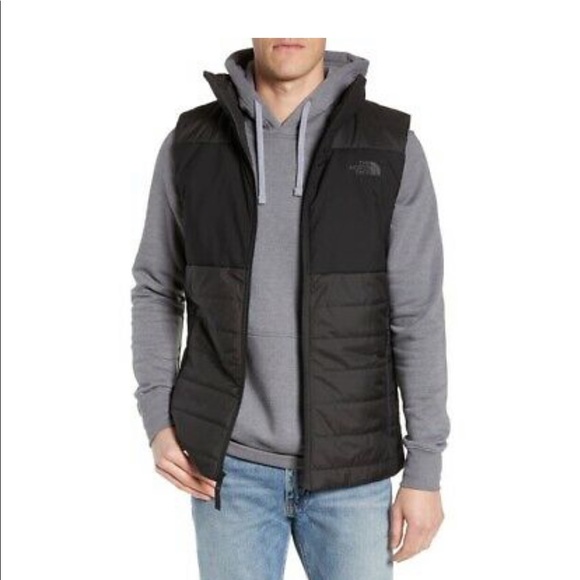 north face quilted vest